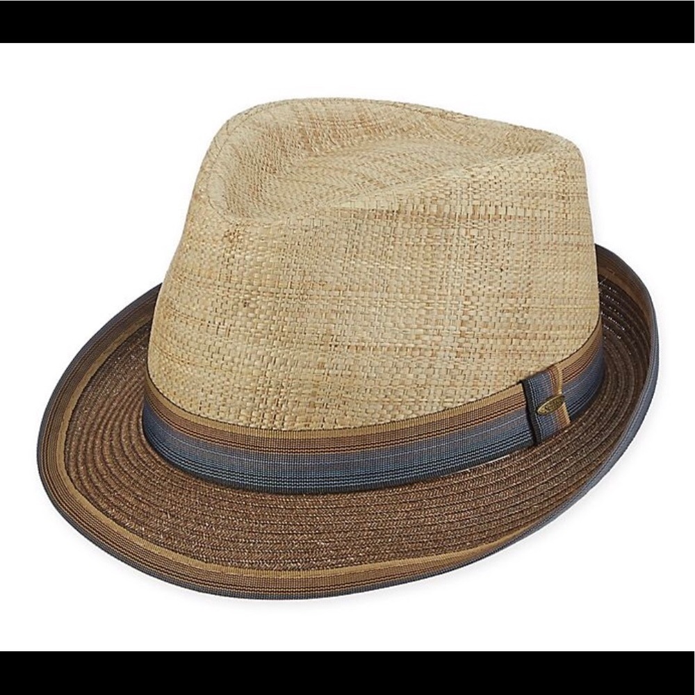Scala Straw Fedora - NWOT